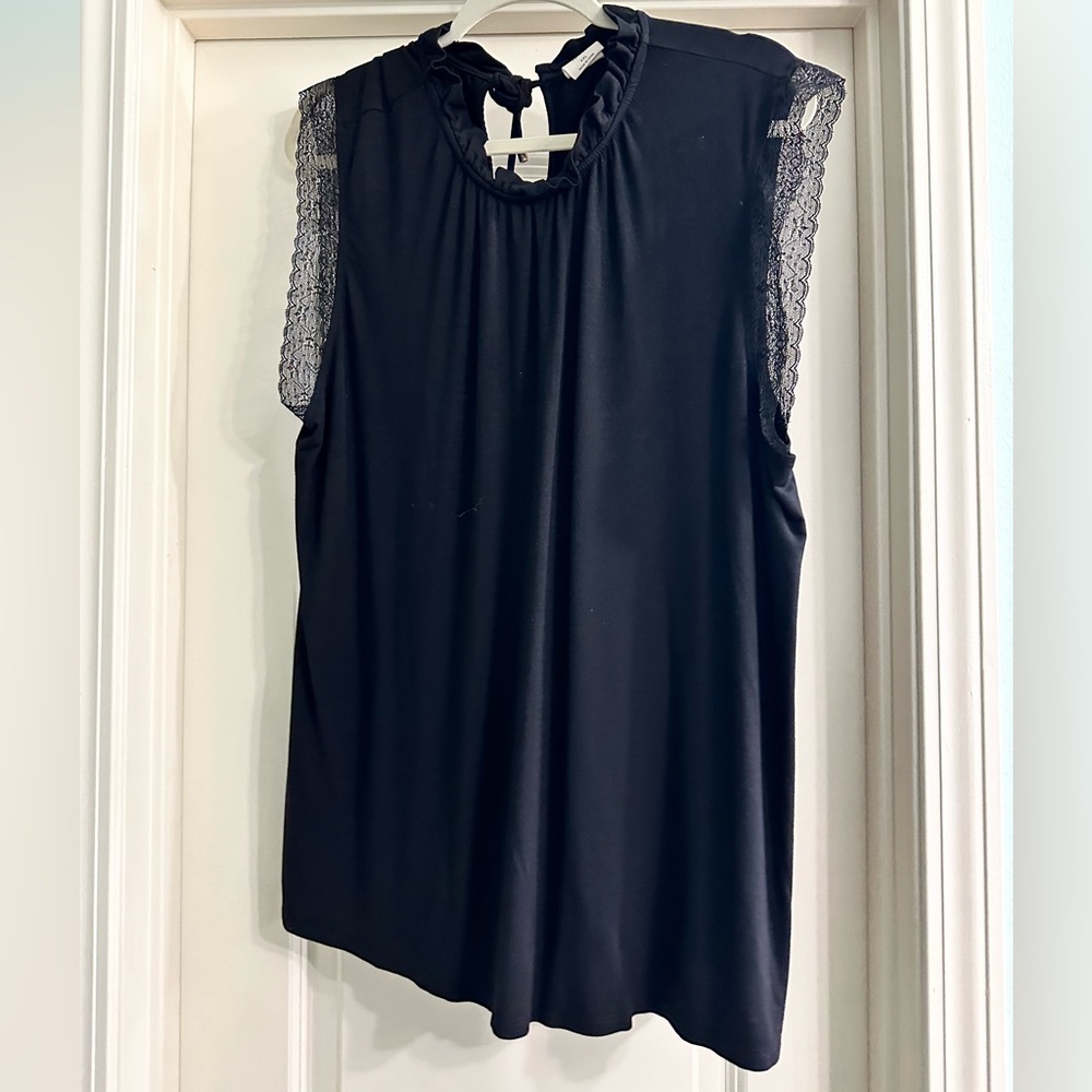 Good Hart Black Sleeveless Top Size XXL